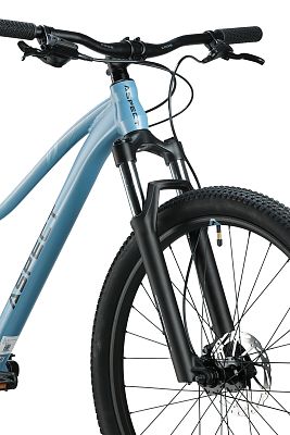 Превью  Велосипед ASPECT Alma Elite 27.5 Серо-Голубой (2025)